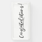 Minimaler handgeschriebener Gratulationsbanner Banner (Vertikal)