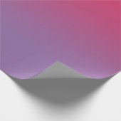 Minimaler Himbeerrosa bis Lila Strahl Geschenkpapier (Ecke)