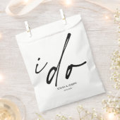 Minimaler Hochzeitstag einfach Geschenktütchen (Ausgeschnitten)