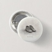 Minimaler Holocaust-Gedenktag Button (Vorne & Hinten)