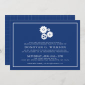 Minimaler Ingenieur Abschluss|Einladung der Retire Einladung (Vorne/Hinten)