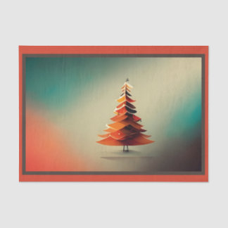 Minimaler Kiefernspieß Seidenpapier