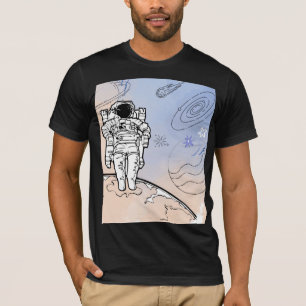 Minimaler Kosmischer Morgen T-Shirt
