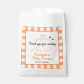 Minimaler Kürbis auf dem Weg zu individuellem Gesc Geschenktütchen (Vorderseite)