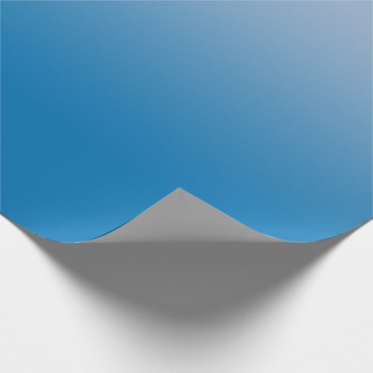 Minimaler Lichtblau bis dunkelblaue Farbe Geschenkpapier (Ecke)