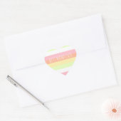 Minimaler Mama-Ever-Müttertag Herz-Aufkleber (Umschlag)
