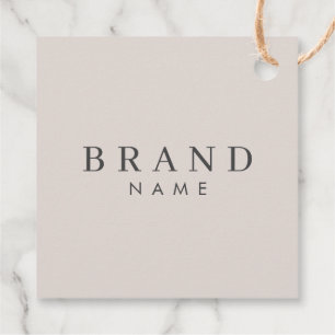 Minimaler Markenname-Tag für benutzerdefinierte Ma Geschenkanhänger