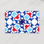 minimaler Master subtil Visitenkarte (Rückseite)