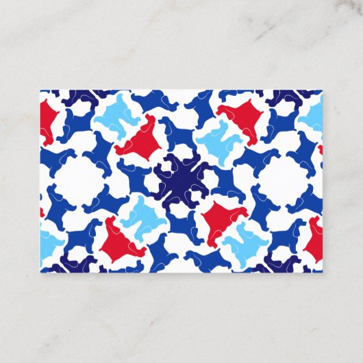 minimaler Master subtil Visitenkarte (Rückseite)