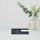 Minimaler Mini Visitenkarte (Stehend Vorderseite)