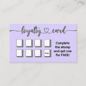 Minimaler Minimaler Code für das Logo QR-Code für  Treuekarte (Vorderseite)