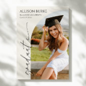 Minimaler Minimalistischer Foto Arch Abschluss Ankündigung