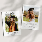 Minimaler Minimalistischer Foto Arch Abschluss Ankündigung