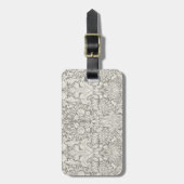 Minimaler Minimalwert des Musters für einfache wei Gepäckanhänger (Vorderseite vertikal)