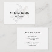 Minimaler Minimalwert für Schildkrötenstamm Visitenkarte (Vorne/Hinten)