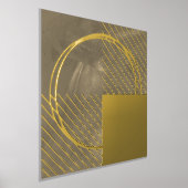 Minimaler moderner Abstrakt-brauner Blattdruck Foliendrucke (Ablage )