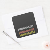 minimaler, moderner Aufkleber mit Bearbeitungstext (Umschlag)