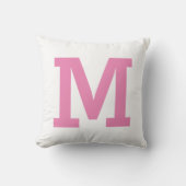 Minimaler moderner Großbuchstabe Kissen (Vorderseite)