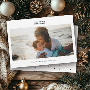 Minimaler moderner Kostenvoranschlag Einfaches t Feiertagskarte