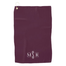 Minimaler moderner Personalisierter Monogram-Maroo