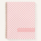 Minimaler moderner Punkt Notizblock (Vorderseite)