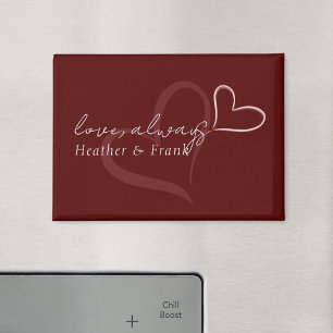 Minimaler moderner romantischer schicker Valentins Magnet