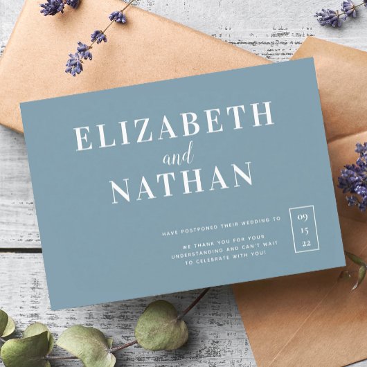 Minimaler moderner Wechsel des Datums Hochzeitaufs Save The Date