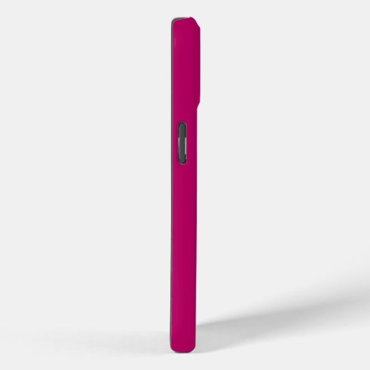 Minimaler Monogramm - heißer Rosa Case-Mate iPhone Hülle (Rückseite / Rechts)