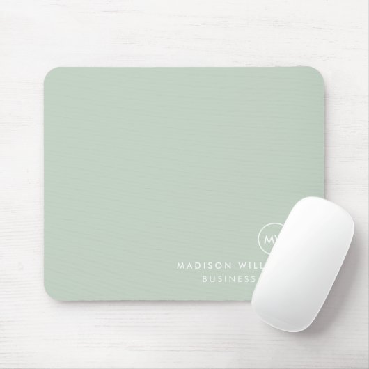 Minimaler Monogramm-Maus-Pad Mousepad (Mit Mouse)
