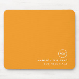Minimaler Monogramm-Maus-Pad Mousepad