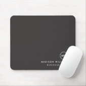 Minimaler Monogramm-Maus-Pad Mousepad (Mit Mouse)