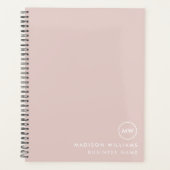 Minimaler Monogramm-Planer Planer (Vorderseite)