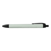 Minimaler Monogramm Schwarzer Tinte Pen Kugelschreiber (Oberseite)