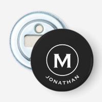 Minimaler Name des Schwarzen Klassischen Monogramm