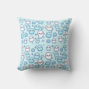 Minimaler niedlicher kleiner Ghosts Muster Kissen