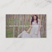 Minimaler Overlay | Visitenkarten für Fotografie Visitenkarte (Vorderseite)