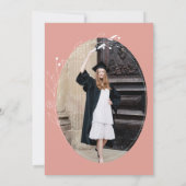 Minimaler Pampas-Abschluss für Wasserfarben Einladung (Rückseite)