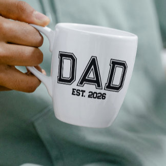 Minimaler Papa Gegründetes Jahr Neuer Vater Kaffeetasse