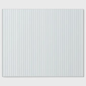 Minimaler Pastel Blue Stripe Geschenkpapier (Flach)