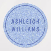 Minimaler Personalisierter Mädchenname Etiketten (Design 2)