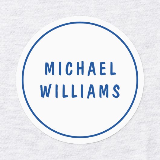 Minimaler Personalisierter Name Etiketten (Design 1)