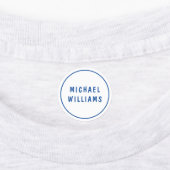 Minimaler Personalisierter Name Etiketten (Befestigt)