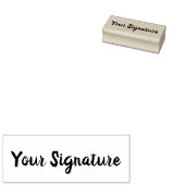 Minimaler Personalisierter Signaturenname-Script-S Gummistempel (Stempel)