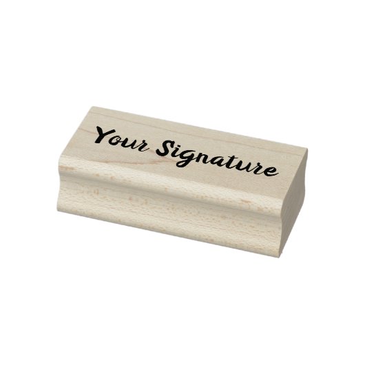 Minimaler Personalisierter Signaturenname-Script-S Gummistempel (Stempel)