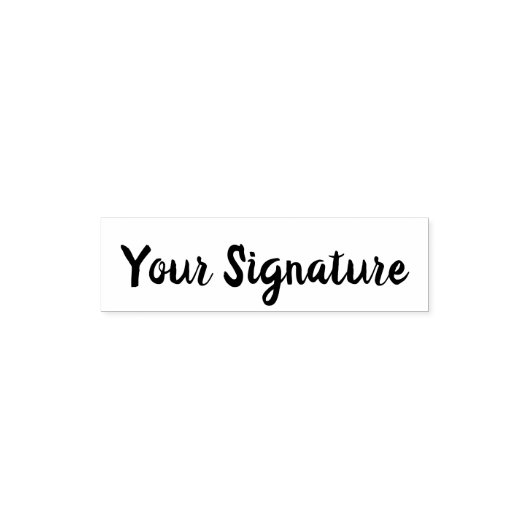 Minimaler Personalisierter Signaturenname-Script-S Permastempel (Design)