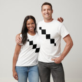 Minimaler Pixel-Schwert-T - Shirt (Unisex)