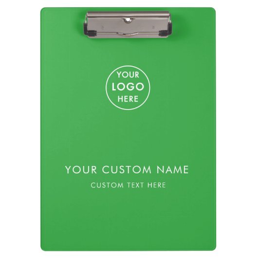 Minimaler Platz für Ihre Logoauftritte in der Schu Klemmbrett (Vorderseite)