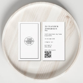 Minimaler QR-Code für das Hinzufügen von Logos in Visitenkarte