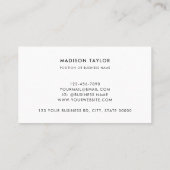 Minimaler QR-Code für kundenspezifisches Firmenlog Visitenkarte (Rückseite)