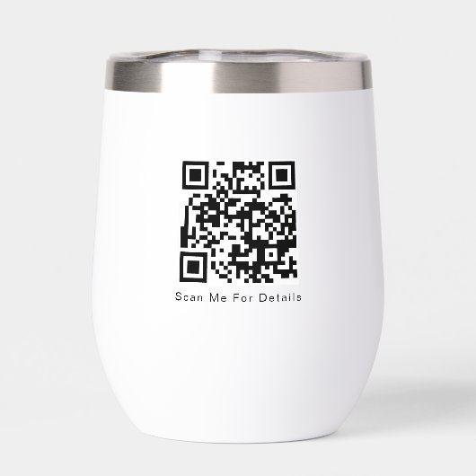 Minimaler QR-Code für moderne Firmenlogos (Rückseite)